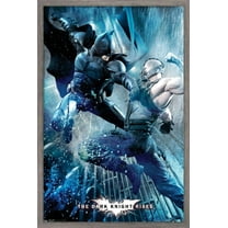 DC Comics Movie - The Dark Knight Rises - Battle Wall Poster, 22.375" x 34", Framed