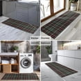 thumbnail image 2 of Green and Red Checkerboard Checkered Pattern Kitchen Rug Mat,Kitchen Runner Rugs Non Skid Washable,Decorative Kitchen Floor Mats for Kitchen,Sink,Laundry,17"X47", 2 of 5