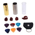 thumbnail image 1 of Ensemble de Rangement pour Guitare, Petit Sac de Rangement pour Pouce Doigt Usage Polyvalent pour Basses Banjo Ukulélé, 1 of 7