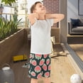 thumbnail image 5 of Cute Strawberry Pattern Athletic Shorts Breathable with Comfort Fit Drawstring Casual Sweatshorts Large, 5 of 9