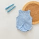 thumbnail image 1 of Body Unisex de verano sin mangas a cuadros para bebé de 0 a 2 años, bonito mono para recién nacido, ropa para niños pequeños y niñas, 1 of 6