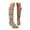 Khaki, variant on Suede Knee High Cowboy Boots for Women, Pointed Toe Kitten Heel Pull-On Rider Boots with Buckle Strap Detail, Retro Western Chic Footwear for Streetwear and Everyday Outfits