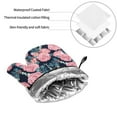 thumbnail image 6 of Naloa Rose Flowers Oven Mitts and Pot Holders 4 pcs Set, Cooking Baking Grilling Kitchen Oven Glove for Cooking, 6 of 6