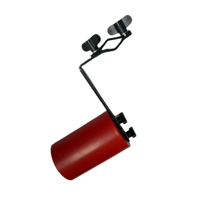 Accesorio de percusión con abrazadera de cencerro, instrumento resistente, soporte de cencerro ajustable, percusión manual para eventos deportivos de