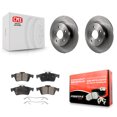 thumbnail image 1 of Transit Auto Rear Disc Brake Rotors and Semi-Metallic Pads Kit for Car Ford Focus K8F-101625, 1 of 11