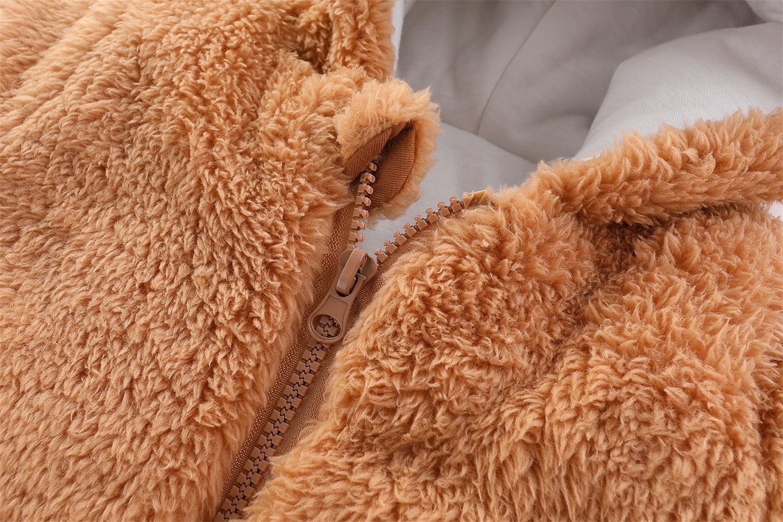 Snowsuit Baby Girl Hoodie Bear Ear Baby Romper Warm Outfits Baby Girl Cute Baby Girl Clothes 0-3 Months