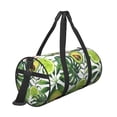 thumbnail image 3 of Easygdp Watercolor Green Tropical Travel Bag, Camping, Weekend, Carry On Overnight Duffel Bag with Shoulder Strap, 3 of 8