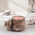 thumbnail image 7 of Elborse Marble Salt Cellar With Lid & Spoon Oceanic 4 inch Stone Salt Container - Seasoning Spice Jar Holder & Jewelry Storage - Salt Box For Kitchen Counter, 7 of 7