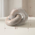 thumbnail image 2 of EOSAHR Farmhouse Wood Knot Decor for Coffee Table – Wooden Chain 2-Link Decor for Book Shelf, Side Table & Living Room Furniture – Room Accessories for Home (Natural Wood), 2 of 6
