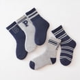 thumbnail image 5 of HCNTES Kid Socks Boys Fun Girl Novelty Design Crew Socks Set for Children 1T 2T 3T 4T 5T 6T 7T Spring Summer Socks Set(Z01-Grey,18-24 Months), 5 of 9