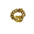 thumbnail image 4 of Pre-Owned CHANEL Coco Mark Motif GP Chain Bracelet Bangle Gold 102-9 (Good), 4 of 5