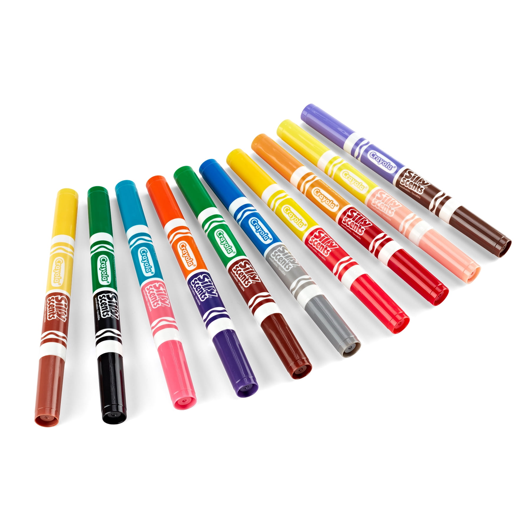 Crayola Silly Scents Smash Ups Dual-Ended Washable Markers, 10 Per Pack, 3 Packs