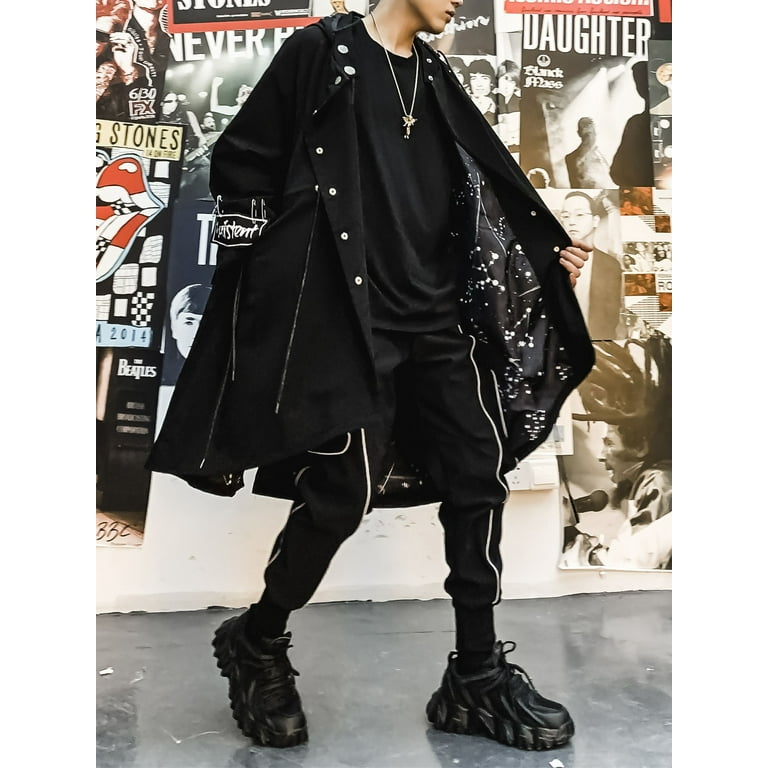 NEW Urban Graphic Long Trench hot Coat