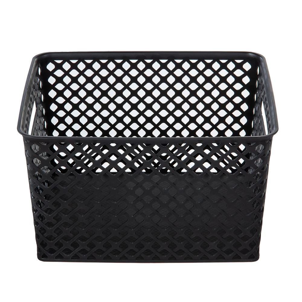 Mainstays Large Black Decorative Storage Basket - image 5 of 6