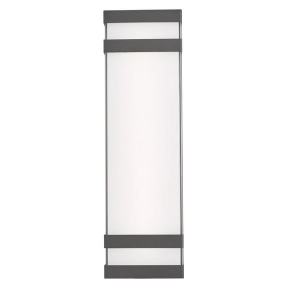 50019ODW-MB-Proton Abra Lighting Proton - 18.7 Inch 20W 1 LED Wall Sconce-Matte Black Finish