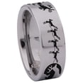 thumbnail image 3 of Reindeer Tungsten Carbide Ring, 3 of 9