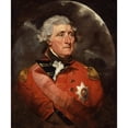 thumbnail image 2 of Mather Brown 20x23 Black Ornate Framed Double Matted Museum Art Print Titled: Sir George Augustus Elliott, Baron Heathfield (Between 1788 and 1791), 2 of 5