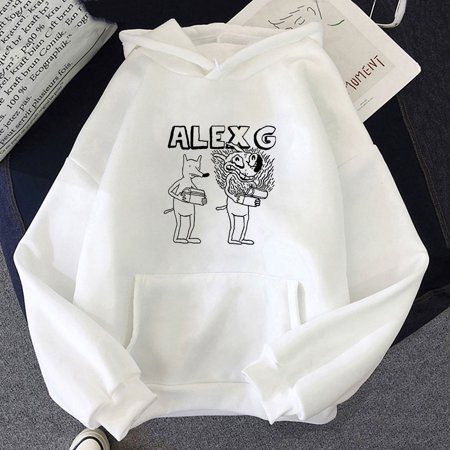 FEMBOY Alex G Animation Hoodie Long Sleeve 2025 NEW Sweatshirt Funny Casual with Pocket Clothing Unisex Soft Pullovers