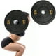thumbnail image 2 of Par Discos Bumper Olímpicos 15lb C/u 2pz Profesional Negro Centurfit, 2 of 7