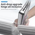 thumbnail image 4 of MonsDirect for 7.6 inch Samsung Galaxy Z Fold 4 5G 2022 Case with S Pen & S Pen Holder, Two Hinge Protection Plating Frame PC Cover, Shell Membrane Integrated Case with Stand & Lens Protection, Silver, 4 of 7