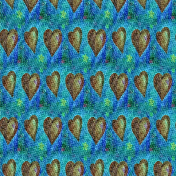 Ahgly Company Machine Washable Indoor Square Transitional Dark Turquoise Green Area Rugs, 4' Square