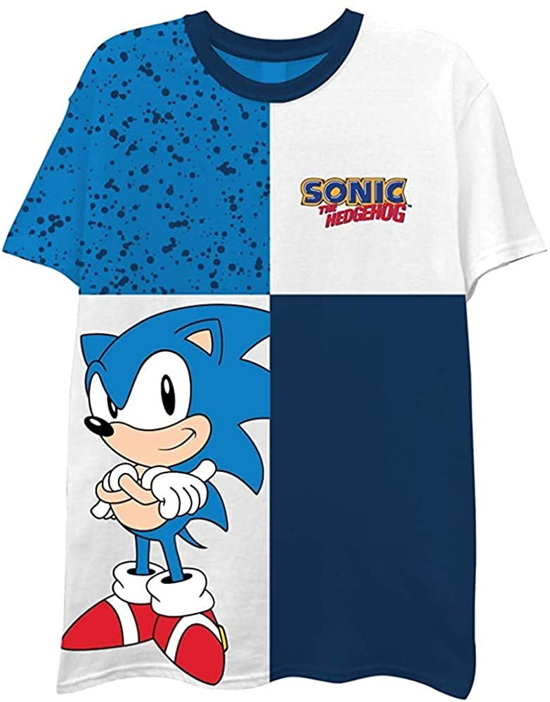 Vintage Sonic X Shadow Sega Anime T-shirt Sz-L