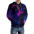 thumbnail image 5 of Galaxy Nebula Art Print-2 3d Sweatshirts Hoodie Fashion Casual Personality Men's Women Street Hoodie Pullovers Long Sleeve Comfortable Top, 5 of 6