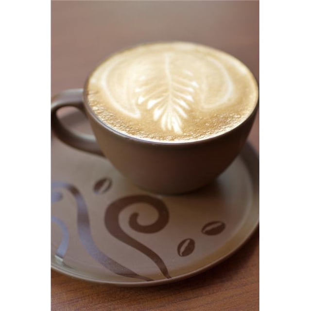 Posterazzi DPI1852819LARGE Boisson - Design en Mousse Cappuccino Affiche Imprimée, Grand - 24 x 38