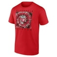 thumbnail image 2 of Men's Red Wisconsin Badgers Logo Vibe T-Shirt, 2 of 3