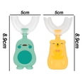 thumbnail image 2 of Cepillo de dientes en forma de U para niños, blanqueamiento dental, 2 of 5