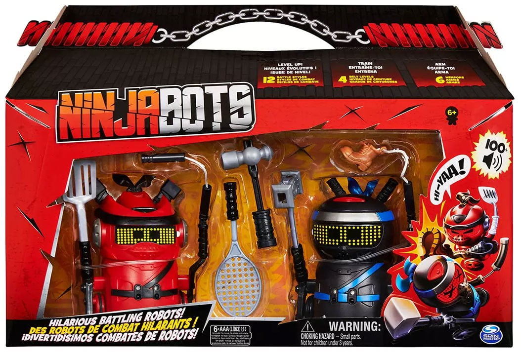 Ninja Bots 2Pack [Red & Black]