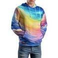 thumbnail image 5 of Vibrant Rainbow Sky 3d Sweatshirts Hoodie Fashion Casual Personality Men's Women Street Hoodie Pullovers Long Sleeve Comfortable Top, 5 of 6