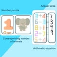 thumbnail image 2 of Juguetes Educativos Para Niños Tarjetas De Rompecabezas De Aprendizaje De Matemáticas Para Bebés Reutilizables Para Niños Monstrate FN005802-00, 2 of 6
