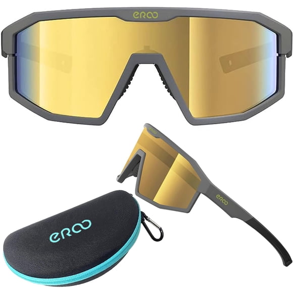 Gafas de sol ER00 ER00 deportivas polarizadas en color dorado para jóvenes