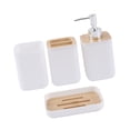 thumbnail image 1 of Accesorios de baño, organizador de baño, decoración de baño, regalo práctico, almacenamiento de artículos de tocador esenciales para tocador de Hotel, 009, 1 of 8