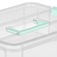 thumbnail image 4 of Sterilite Stack And Carry 2-Layer Clear Handle Box And Tray, 4 of 8