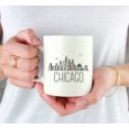thumbnail image 3 of Koyal Wholesale Colorful City Skyline Graphic Ceramic Coffee Mug, Chicago, 3 of 5