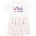thumbnail image 3 of Inktastic Fourth of July USA Red, White, and Blue Girls Toddler Dress, 3 of 5