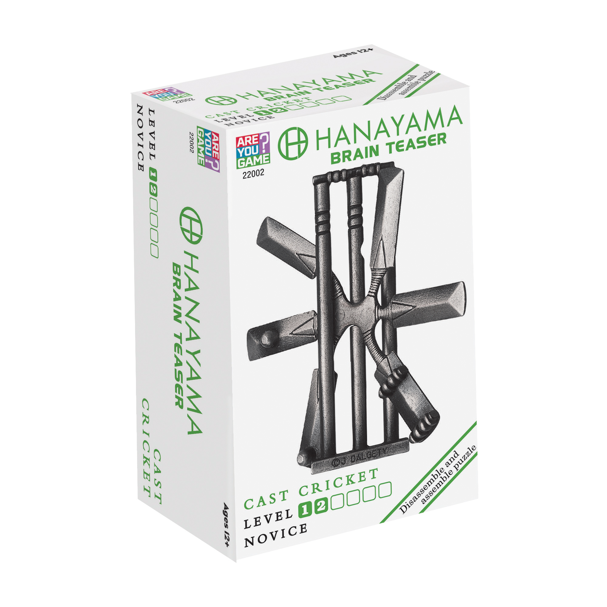 AreYouGame.com Hanayama Level 2 Cast Puzzle - Cricket