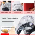 thumbnail image 2 of 16 Cup Popcorn Machine 1200W Electric Hot Air Corn-Popper Maker Healthy Oil Free, 2 of 10