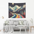 thumbnail image 2 of Yayeee Tapestry Wall Hanging for Bedroom 80" x 60" Living Room Home Wall Art Decor, Evening Mountain Road, 2 of 7