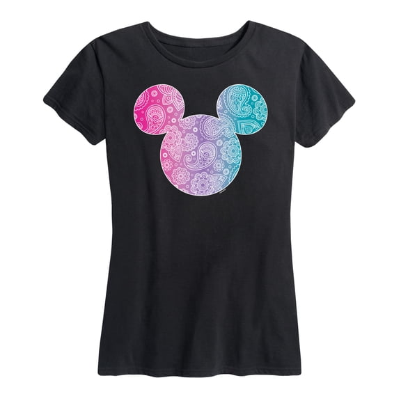 Mickey & Friends - Paisley Pattern Mickey - Women's Short Sleeve Graphic T-Shirt