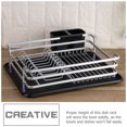 thumbnail image 4 of Dish Drainer Rack Household Dish Rack Dish Drying Rack with Removable Cutlery Holder, 4 of 5