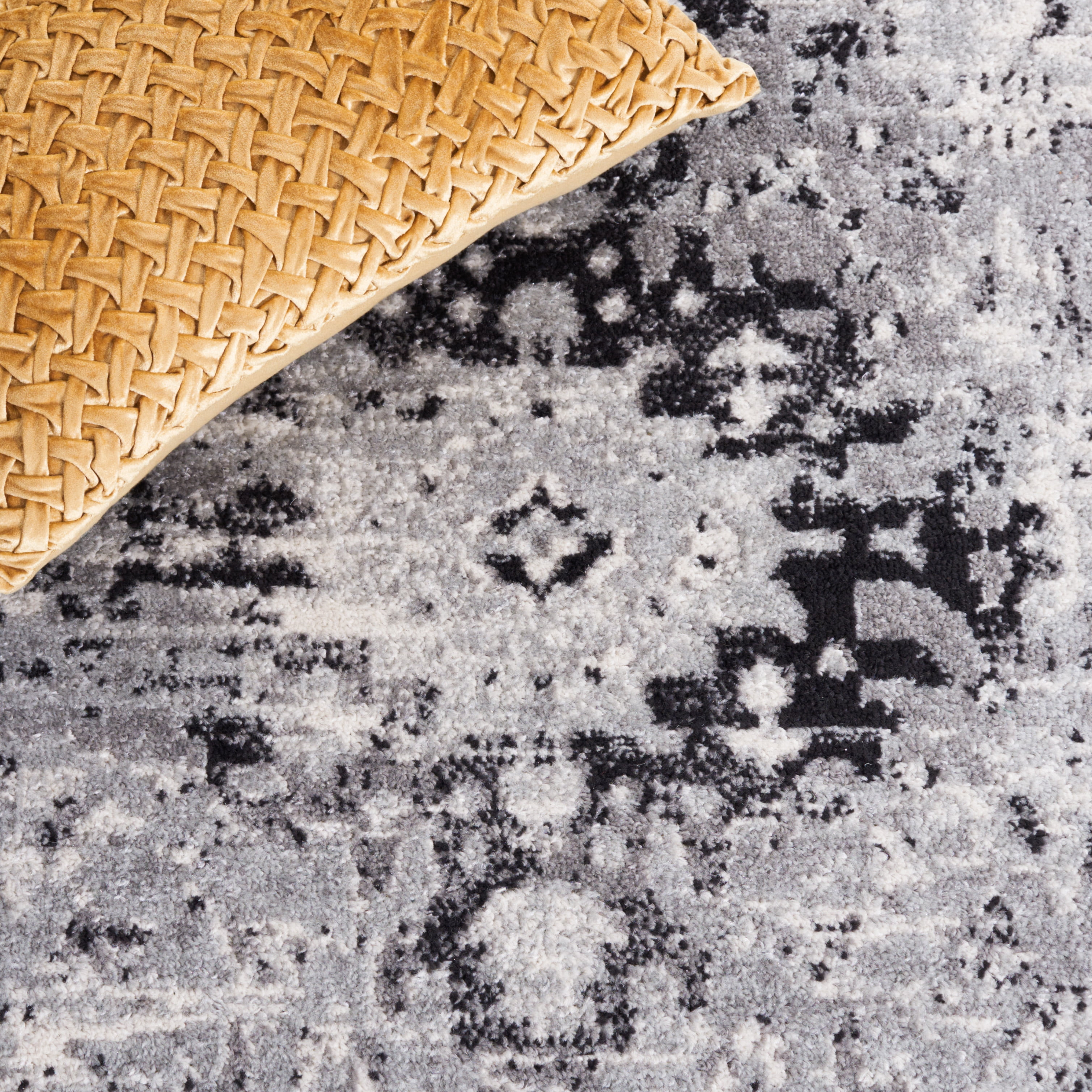 Safavieh Madison Caden Oriental Area Rug, Gray/Black, 9' x 12'