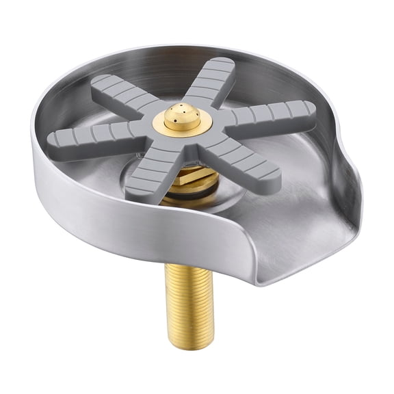 RKSTN Kitchen Supplies 304 Stainless Steel Nine-hole Copper Nozzle Cup Washer Household Commercial Bar Sink High-pressure Cup Washer Decorations for Home Kitchen Decor