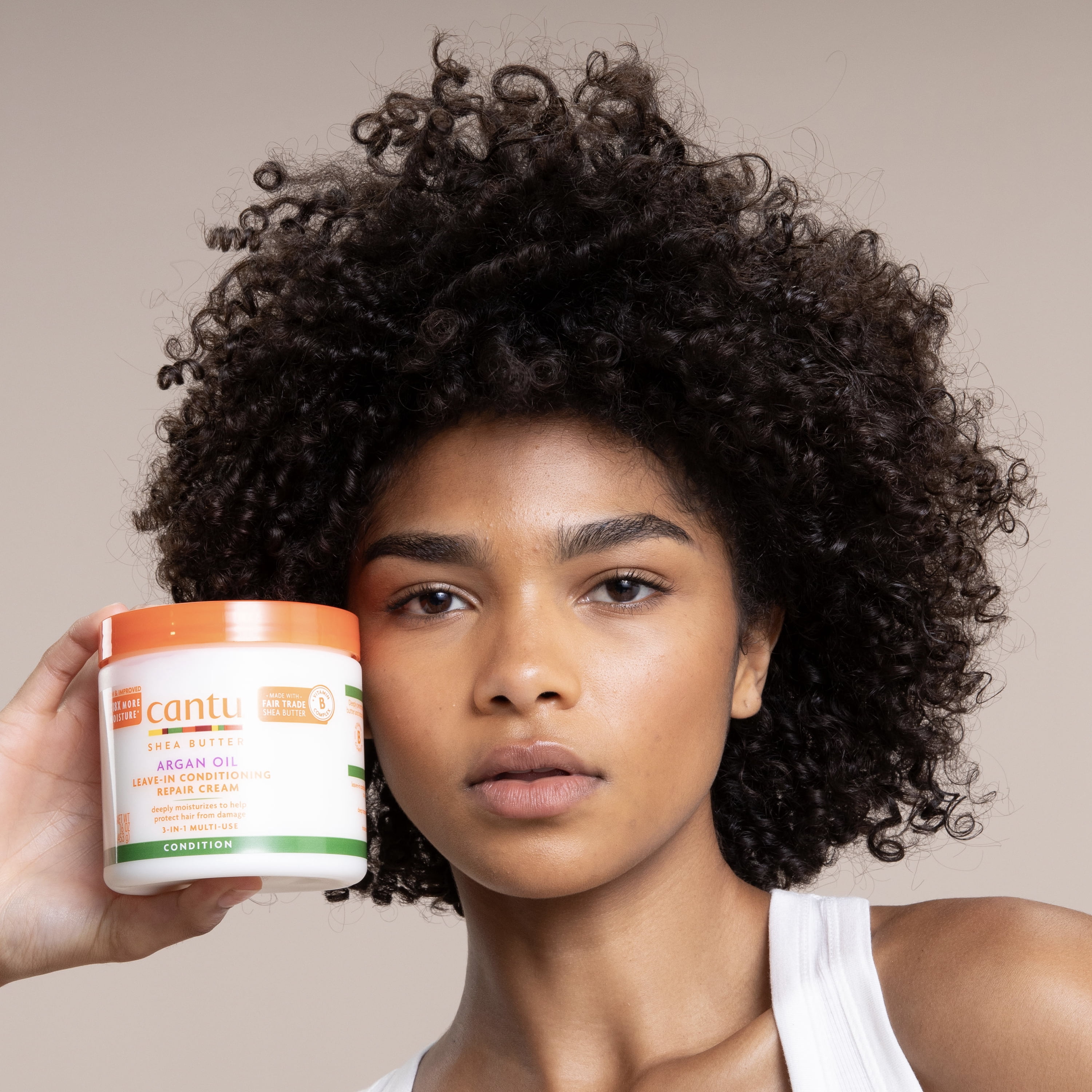 Cantu Argan Oil Leave-In Conditioning Repair Cream, 16 oz