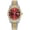 Red, variant on Luxury Men's Diamond Watch Crystal Rhinestone Watch Bling Iced-Out Hip Hop Wrist Watch for Men