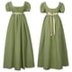 thumbnail image 4 of Vestido vintage Regent de Bridgetton, vestido de baile de cintura alta, vestido de té victoriano, 4 of 6