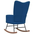 thumbnail image 3 of vidaXL Rocking Chair Blue Velvet, 3 of 5