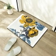 thumbnail image 5 of YILUYINQING Fast Absorption Diatom Mud Bath Rug Flowers Home Decor 24x16in, 5 of 5